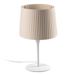 Samba Table Lamp - Matte White / Beige Ribbon
