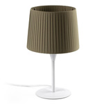Samba Table Lamp - Matte White / Green Ribbon