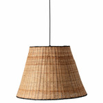 Sumba Pendant - Black / Rattan