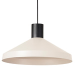 Kombo Large Pendant - Matte Black / Beige