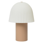 Frill Portable Table Lamp - Rose / White