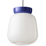 Deco Corcovado Pendant - Robot Blue / Milk White