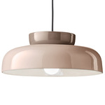 Deco Maracana Dome Pendant - Mocha / Mocha / Sand Gray
