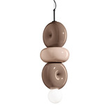 Deco Bumbum Tall Pendant - Mocha / Sand Gray