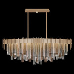Arpeggio Oblong Pendant - Soft Gold Leaf / Arpeggio Clear