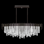 Arpeggio Oblong Pendant - Midnight Steel / Arpeggio Clear