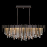 Arpeggio Oblong Pendant - Midnight Steel / Arpeggio Multi-Tone