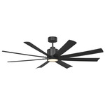 Flera Smart Ceiling Fan - Midnight Black / Midnight Black / Frosted