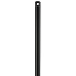 Threaded Downrod for Coastal Ceiling Fans - Midnight Black