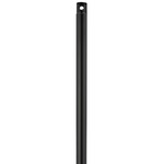 Threaded Downrod for Coastal Ceiling Fans - Midnight Black