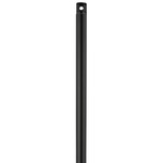 Threaded Downrod for Coastal Ceiling Fans - Midnight Black