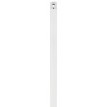 Threaded Downrod for Coastal Ceiling Fans - Matte White