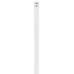 Threaded Downrod - Matte White