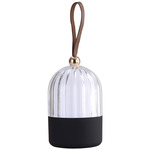 Lunari Rechargeable Lantern - Black / Clear