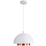 Solsken Pendant - Sand White / Aged Copper