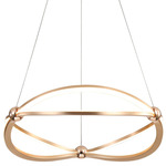 Spirale Chandelier - Gold