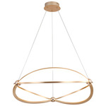 Spirale Chandelier - Gold