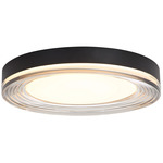 Ondulada Ceiling Light - Black / Smoke
