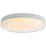 Ondulada Ceiling Light - White / Clear