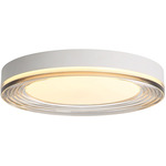 Ondulada Ceiling Light - White / Smoke