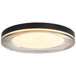 Ondulada Ceiling Light - Black / Smoke