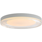Ondulada Ceiling Light - White / Clear