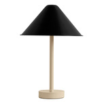 Eave Table Lamp - Bone / Black Shade