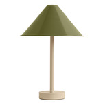 Eave Table Lamp - Bone / Reed Green Shade