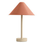 Eave Table Lamp - Bone / Peach Shade