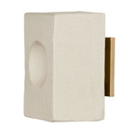 Luca Wall Sconce - Artist Edition II - Brass / Stone