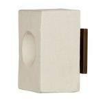 Luca Wall Sconce - Artist Edition II - Patina Brass / Stone