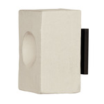 Luca Wall Sconce - Artist Edition II - Blackened Brass / Stone