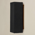Luca Wall Sconce - Patina Brass / Anthracite