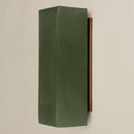 Luca Wall Sconce - Patina Brass / Ivy