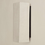 Luca Wall Sconce - Blackened Brass / Stone