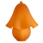 Fazzo Table Lamp - Brass / Sandblasted Amber