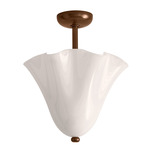 Fazzo Surface Mount - Patina Brass / Opaline