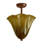 Fazzo Surface Mount - Patina Brass / Pistachio