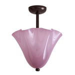 Fazzo Surface Mount - Blackened Brass / Lilac