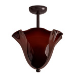 Fazzo Surface Mount - Blackened Brass / Tobacco