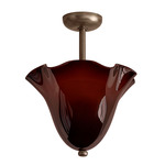 Fazzo Surface Mount - Pewter / Tobacco