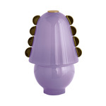 Calla Table Lamp - Brass / Lilac with Pistachio Embelleshments
