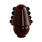 Calla Table Lamp - Brass / Tobacco with Ink Embellishments