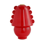 Calla Table Lamp - Brass / Poppy with Poppy Embellishments