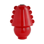 Calla Table Lamp - Blackened Brass / Poppy with Poppy Embellishments