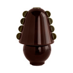 Calla Table Lamp - Pewter / Tobacco with Pistachio Embellishments