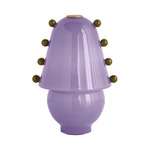 Gemma Table Lamp - Brass / Lilac with Pistachio Embelleshments