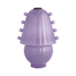 Gemma Table Lamp - Blackened Brass / Lilac with Lilac Embelleshments