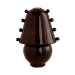 Gemma Table Lamp - Pewter / Tobacco with Ink Embellishments