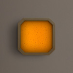 Strata Wall / Ceiling Light - Brass / Olive Solid